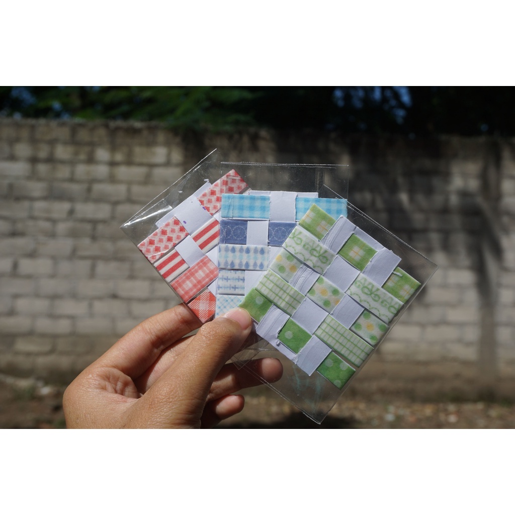 

washi tape sample selotip bujo journal aesthetic murah bagus kualitas terbaik