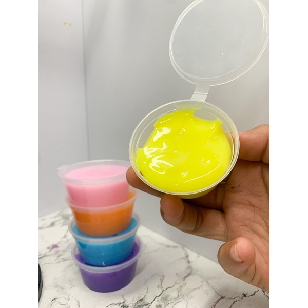 PAKET SLIME TOFU WARNA WARNI BONUS SLIME ACTIVATOR || SLIME MURAH