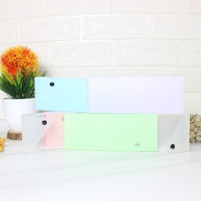LEPAK PENCIL CASE JOYKO PC 0719PSTL-35  KOTAK PENSIL  TEPAK MIKA WARNA PASTEL-1