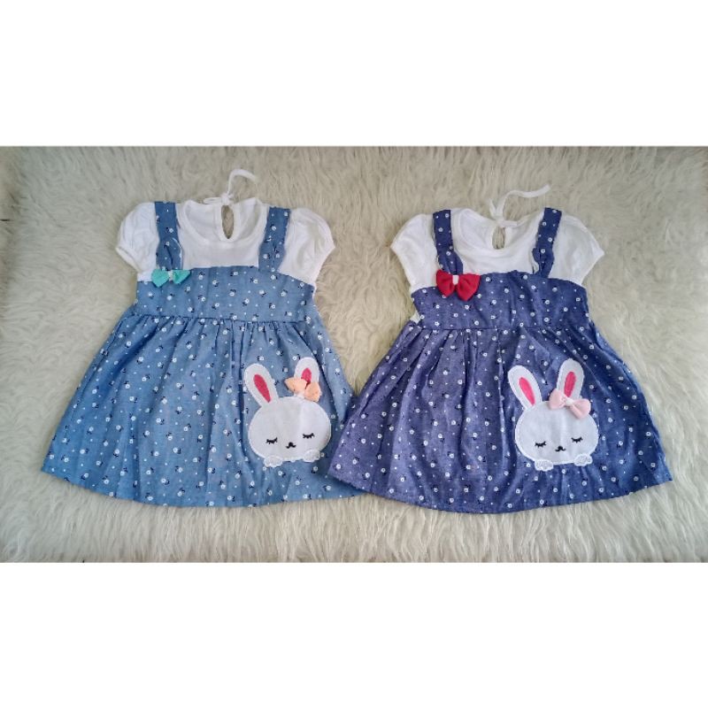 [AS] Dress anak setelan Pao Pao Dress 6-12 month