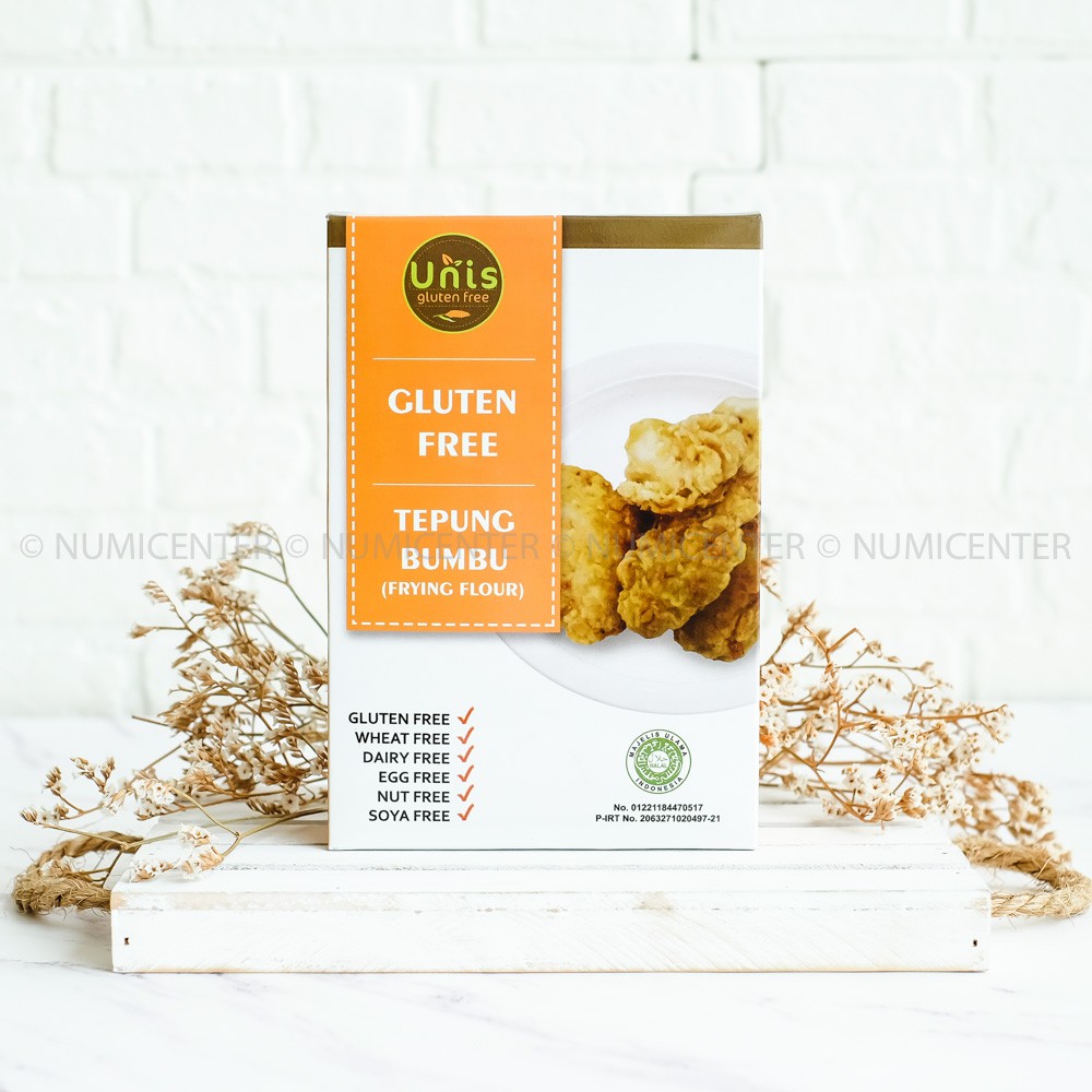 

Tepung Bumbu Ayam Goreng Crispy Unis Gluten Free