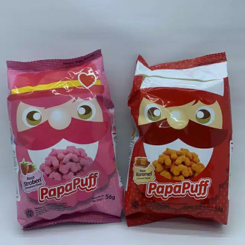 Papa Puff PAPAPUFF Camilan Corn Snack 56gr