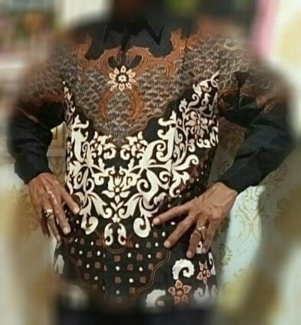 (1kg=4pcs) Kemeja Batik Lengan Panjang Batik Parang Burma Batik Solo Seragam Batik