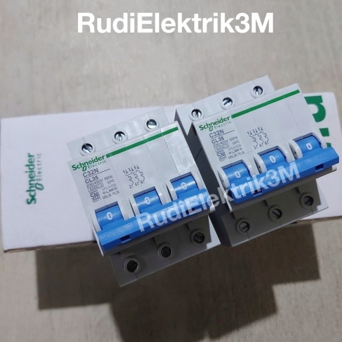 Mcb 3 Phase Schneider 35A Asli Pln