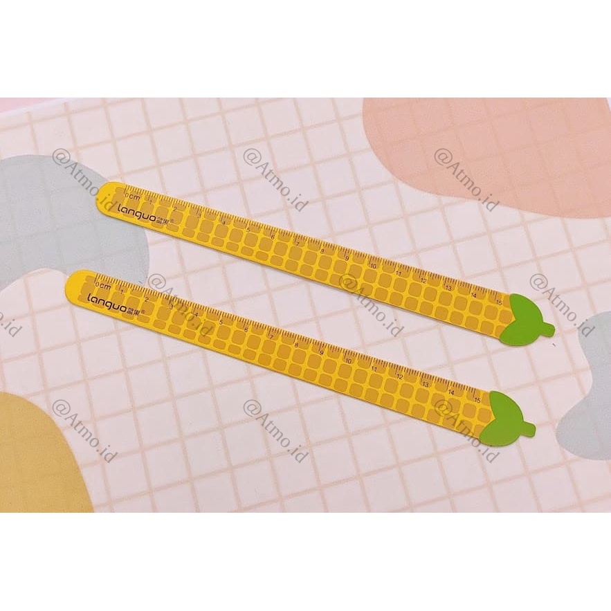 

Penggaris Besi Anak Lucu Motif Corn / penggaris Jagung 15 cm - SHESB