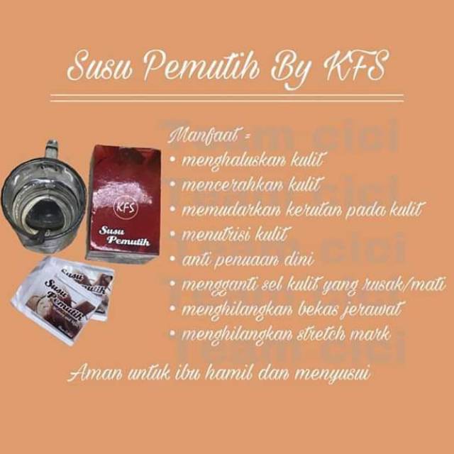 Kfs susu pemutih