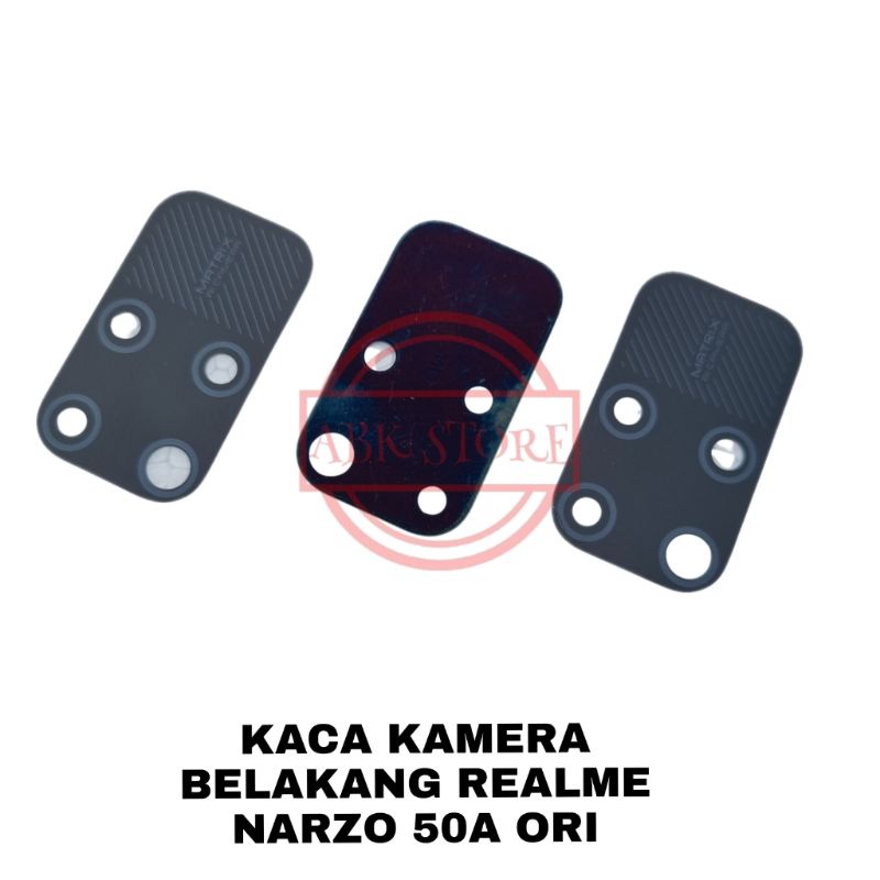 LENSA CAMERA / KACA KAMERA BELAKANG REALME NARZO 50A ORI