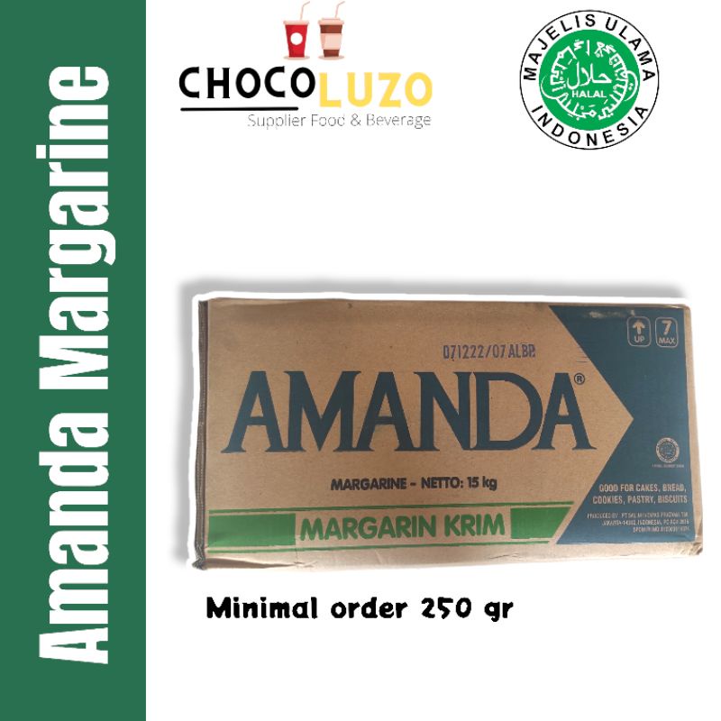 

250 gr margarin amanda krim