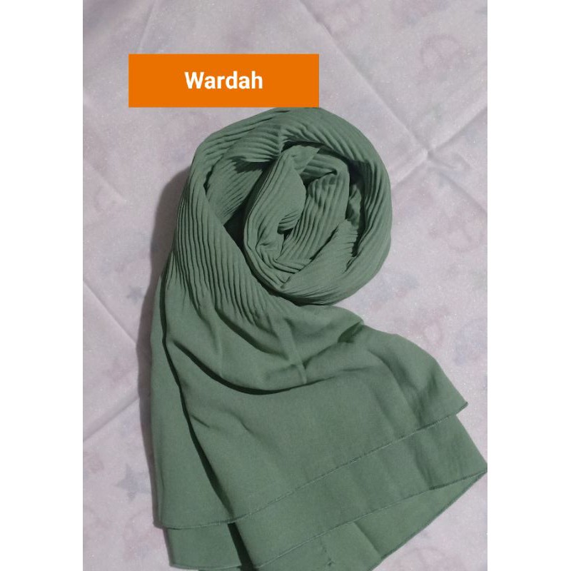 ( pp180)Pashmina Plisket Shawl/Pashmina Plisket Pashmina Diamond crep/Pashmina pleated shawl by izza-Wardah