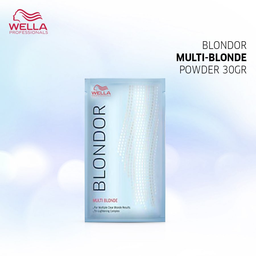 Wella Professionals Blondor Multi Blonde Powder 30gr   / Hair Color / Pewarna Rambut / Cat Rambut