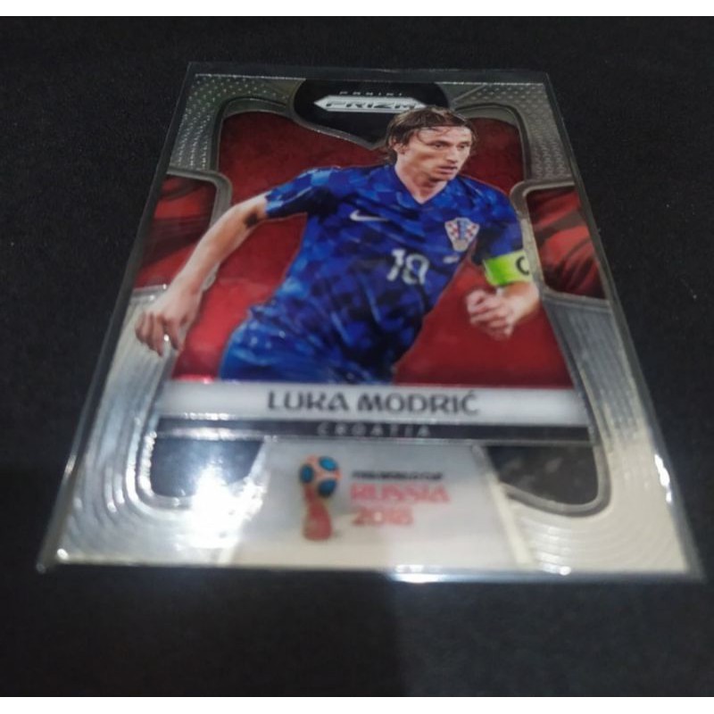 Luca Modric - Timnas Piala Dunia Kroasia Croatia - Set isi 2 Pcs - Kartu Bola Panini Prizm Select 20