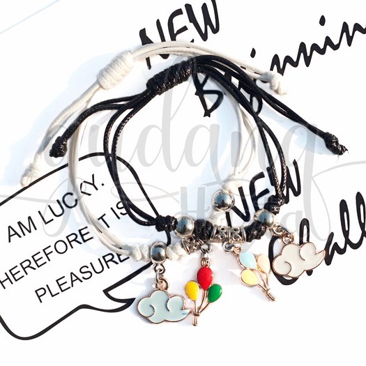 Gelang BFF Cloud And Ballon Gelang Couple ISI 2 Unik GH 205338