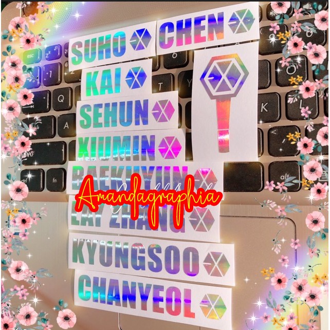 

STICKER HOLOGRAM CUSTOM TULISAN NAMA KPOP