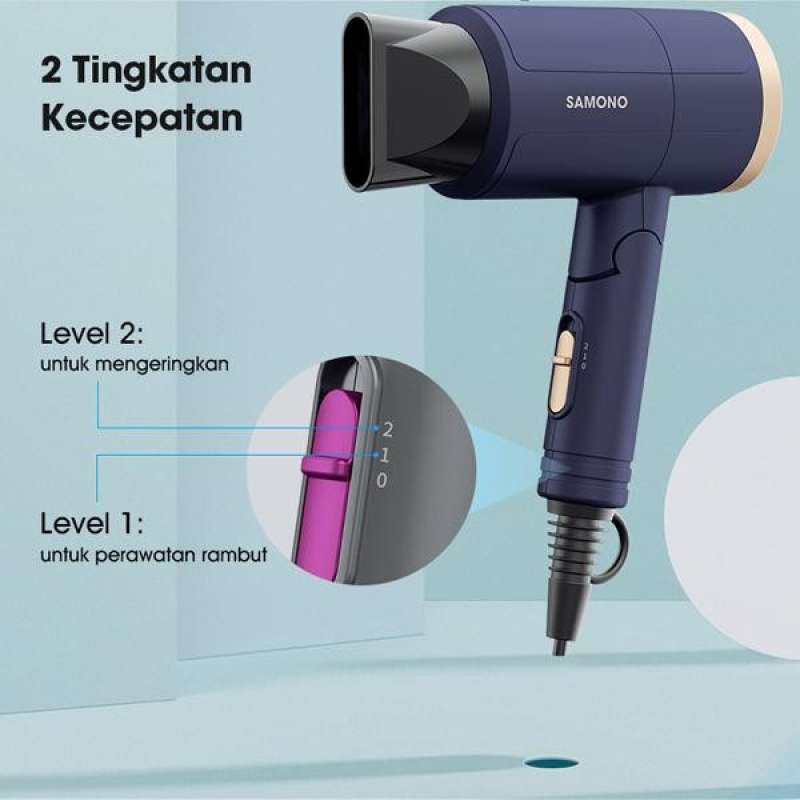 Hair Dryer Pengering Rambut Samono SW-HDB11 1000W