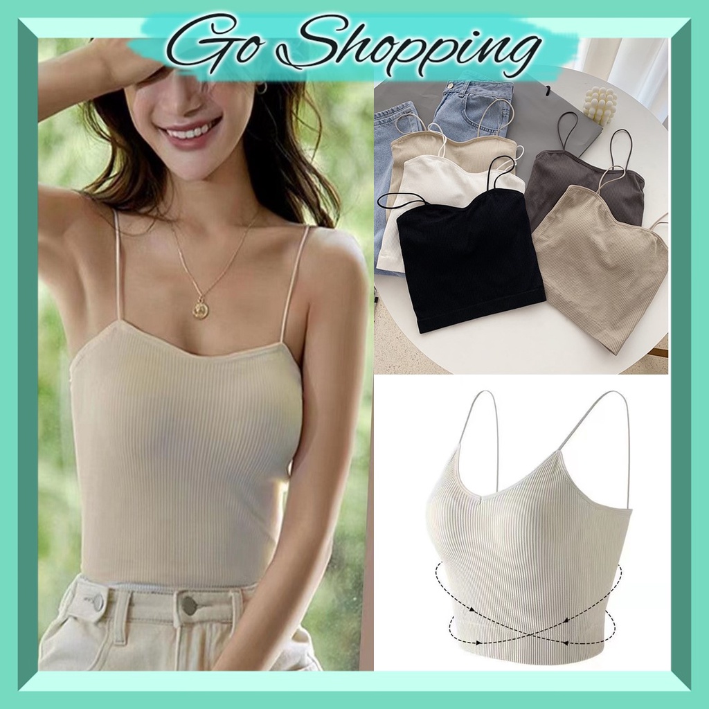 GO!BR845 TANKTOP BRA WITH CUP BH SINGLET WANITA IMPORT ATASAN WANITA