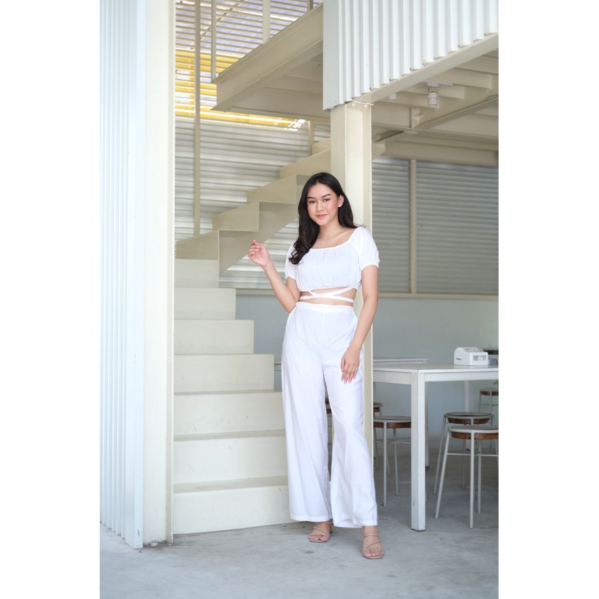 SAKULO SET/ SETELAN CROP BALI/SETELAN CROP VIRAL