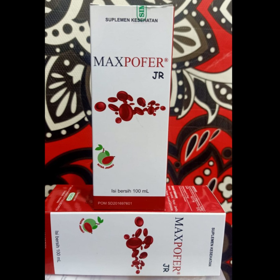 Jual MAXPOFER JR SIRUP LIPOFER MEMENUHI KEBUTUHAN ZAT BESI (BOTOL 100 ...