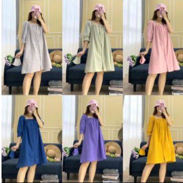 Premium MIDI linen dress
