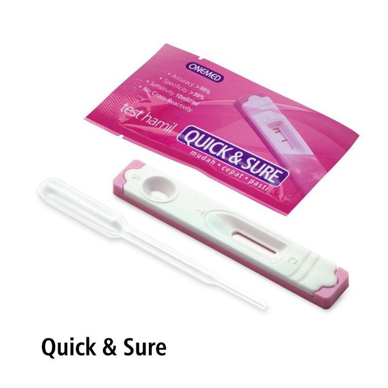 Tespek Hamil Quick Sure Device / Tes Kehamilan Quick and Sure Pipet /Tes Pregnancy Quicksure