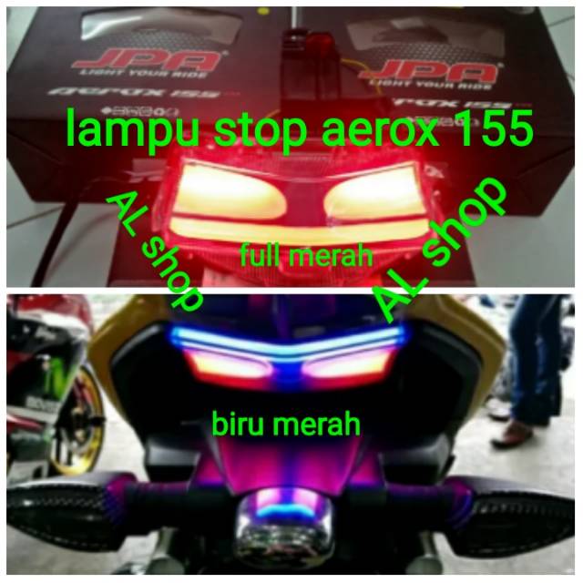 stoplamp aerox 155 lampu stop aerox 155 led stop lamp led aerox 155 lampu belakang aerox 155