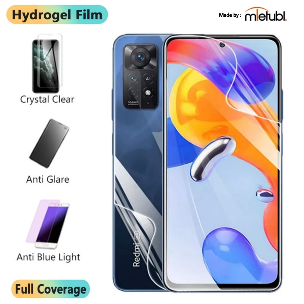 Anti Gores Hydrogel Xiaomi Redmi Note 11 4G / Xiaomi Redmi Note 11 5G Hydrogel Film Not Tempered Gla