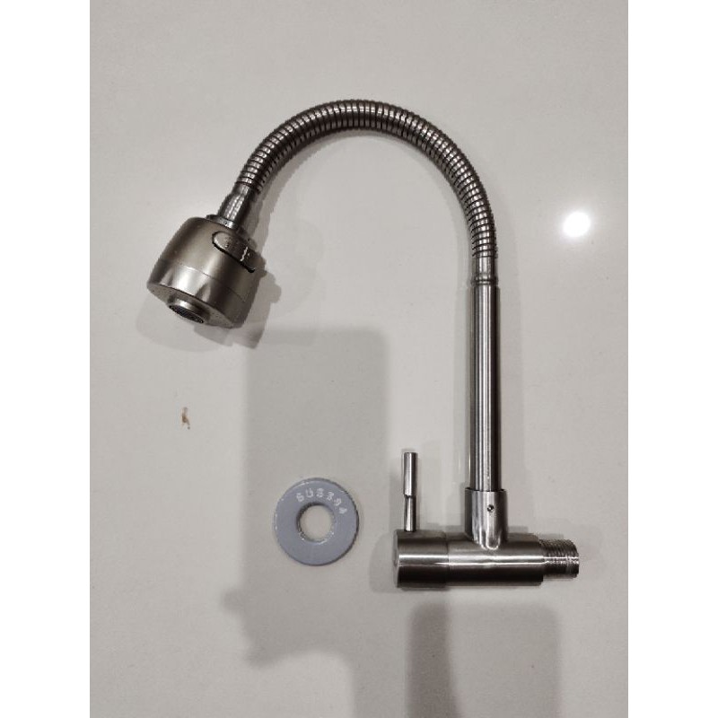 Kran Angsa Tembok Flexibel Stainles - Keran Kran Dapur Cuci Piring Stainles sus304