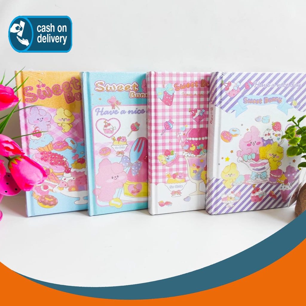 

NOTEBOOK A5 SWEET BUNNY KERTAS FULL COLOR KARAKTER BUKU DIARY SO CUTE
