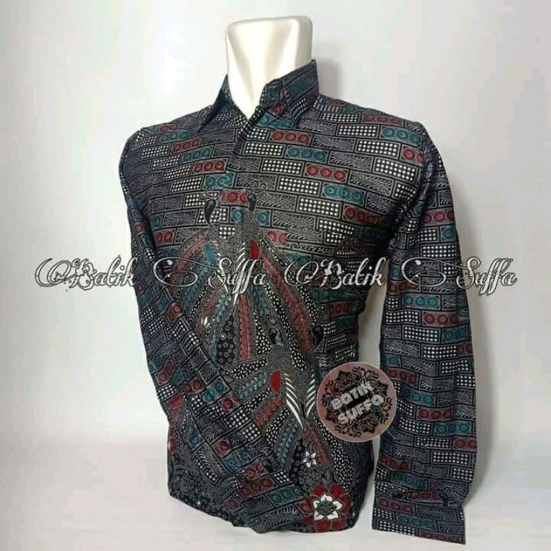 NEW ARRIVAL DISTRO BATIK PRIA BORDIR SOGAN HRB026 BATIKAF NOTOARTO BATIK