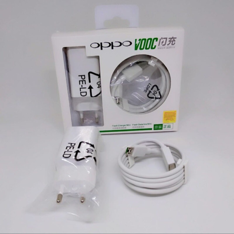Charger VOOC Original - Charger Oppo VOOC - Fast Charging - Charger Handphone
