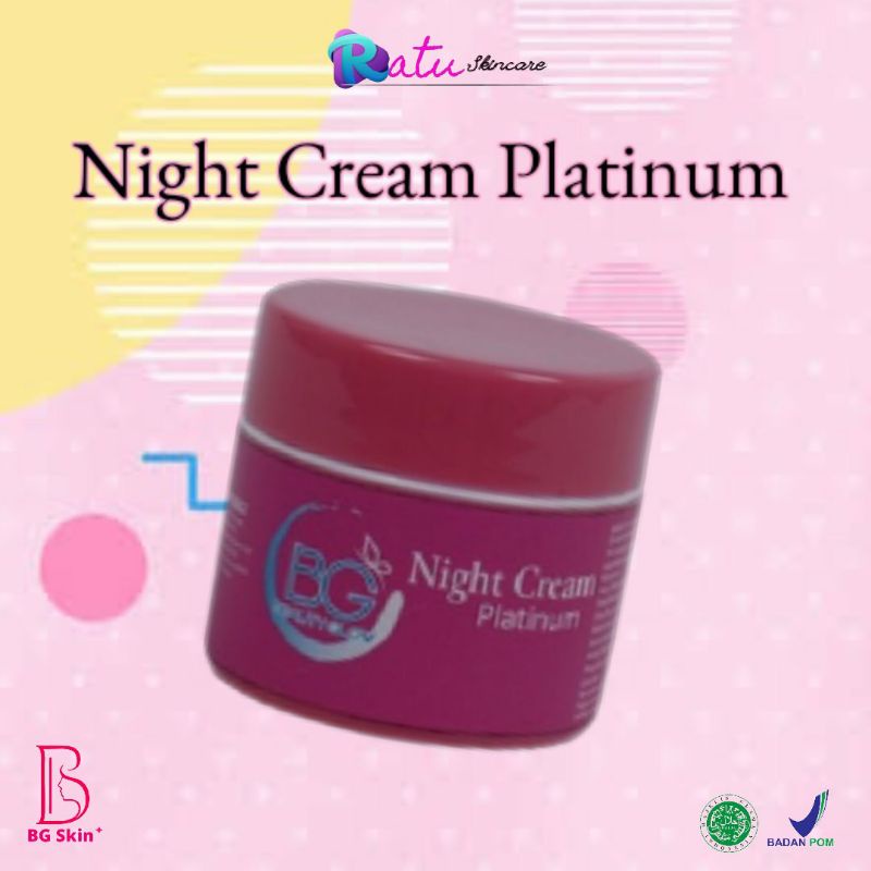 BG SKINCARE NIGHT CREAM PLATINUM