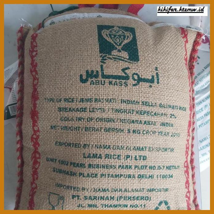 

ANEKA-BERAS- BERAS BASMATI ABU KASS ASLI DARI ARAB SAUDI ISI DI DALAM KARUNG 5 KG -BERAS-SEHAT.