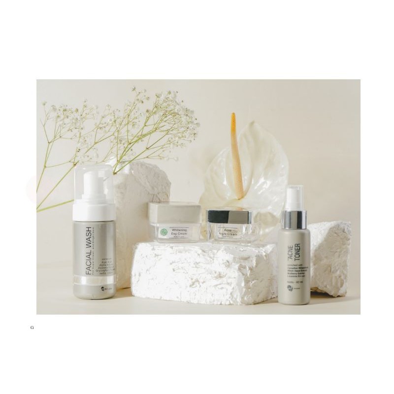 MS GLOW PAKET ACNE (ORIGINAL) / MS GLOW ACNE SERIES FREE POUCH / MS GLOW MALANG