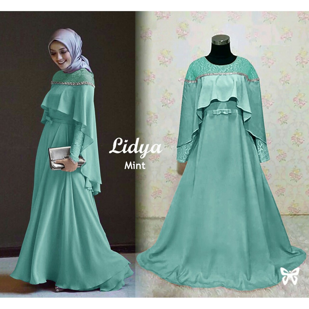 HOPYLOVY - Maxi Dress Pesta Lydia