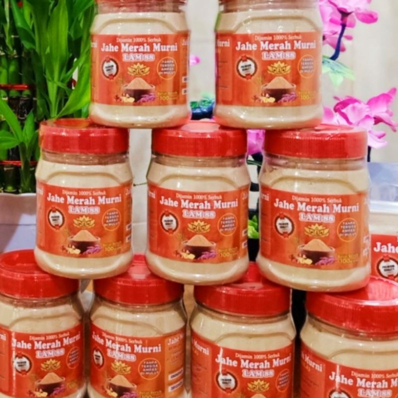 

Jahe Merah Murni Lam 88 / Jahe 100gram ASLI ORIGINAL