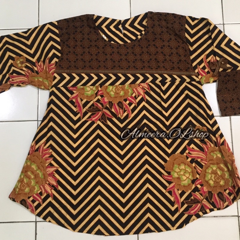 blus batik / blouse batik mataram / atasan batik