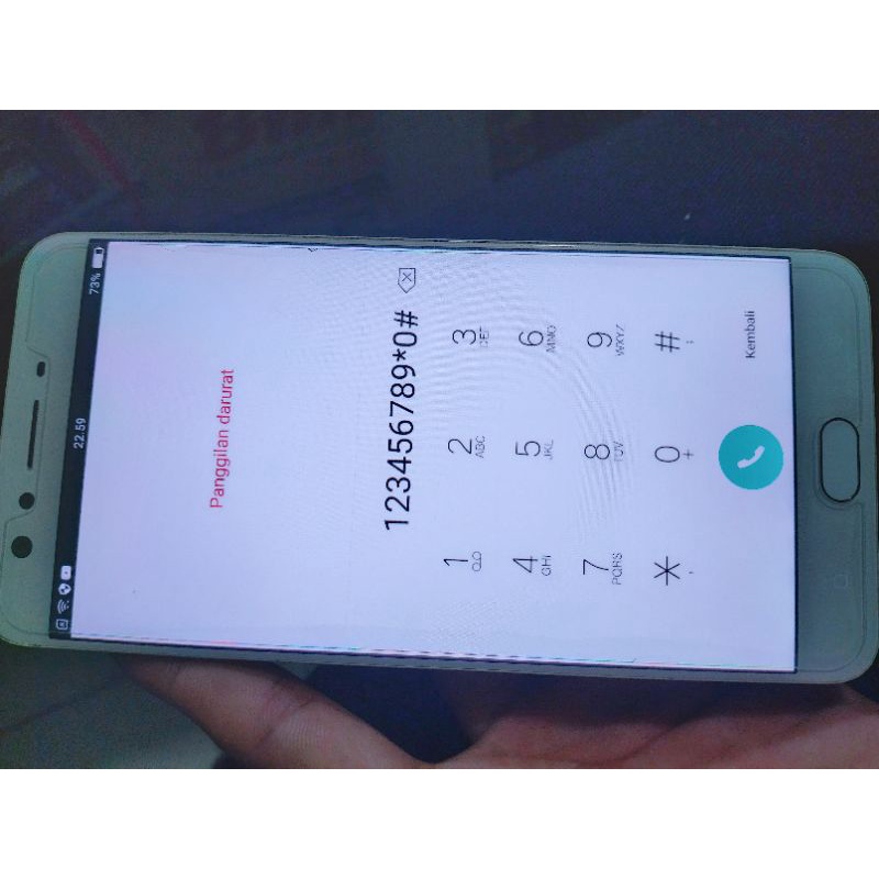 LCD+FRAME OPPO F3 PLUS ORI COPOTAN