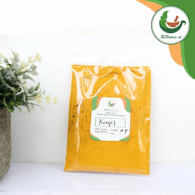 

Kunyit bubuk tanpa campuran 50 gram / tumeric powder / renatureid / herbal rena kunyit kuning original tanpa campuran / renature