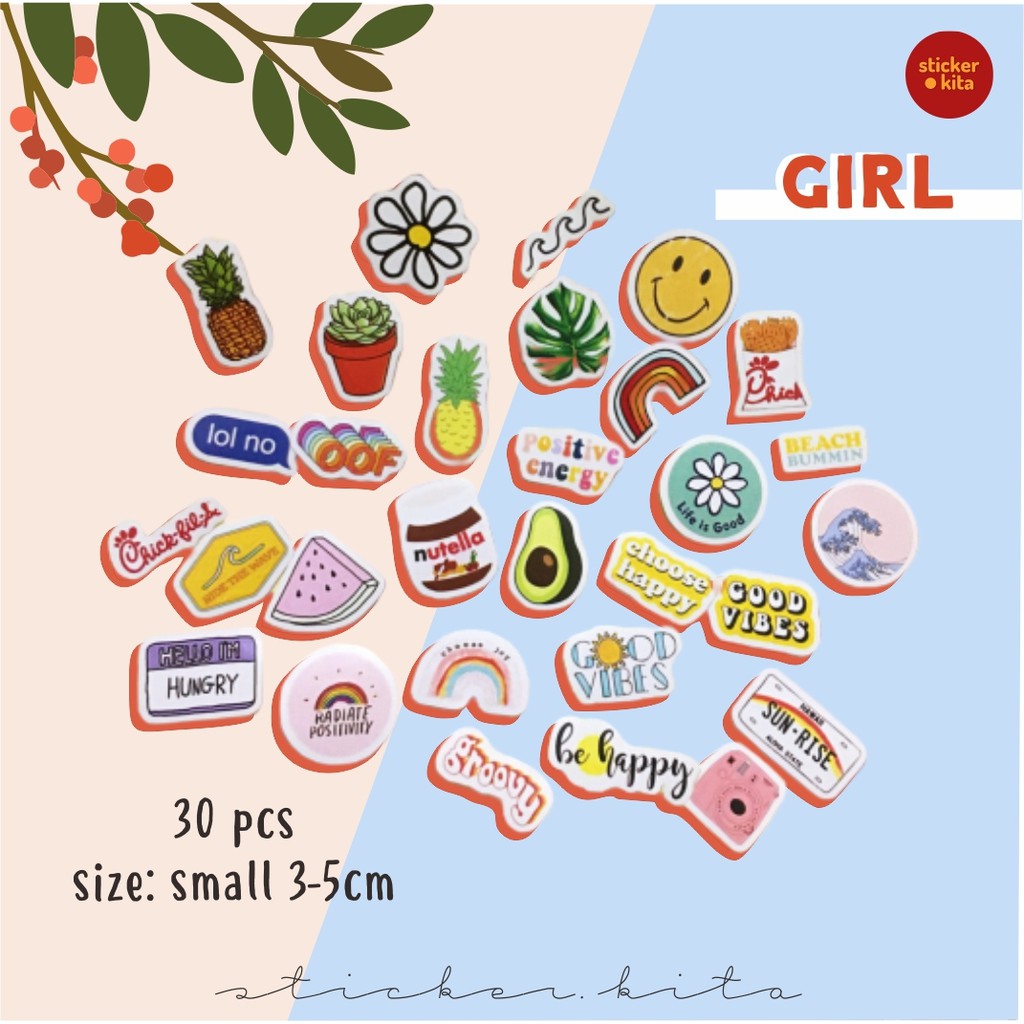 

Girl Pack - Sticker Tumblr Aesthetic [FREE GIFT] // BISA CUSTOM STICKER STICKER.KITA