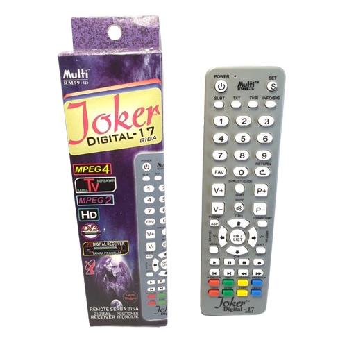 Remote Receiver Parabola / Set Top Box - Joker Digital-17 Tera