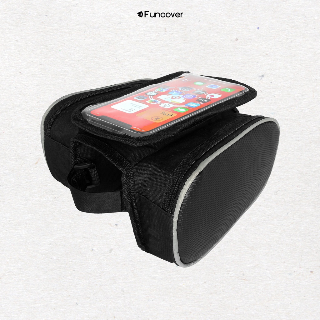 Tas Sepeda Gowes HP Smartphone Touchscreen Anti Air Waterproof   Tas Gowes AF-90 by FUNCOVER