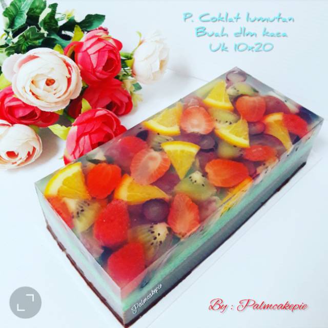 

Pudding buah dalam kaca khusus gosend grab express