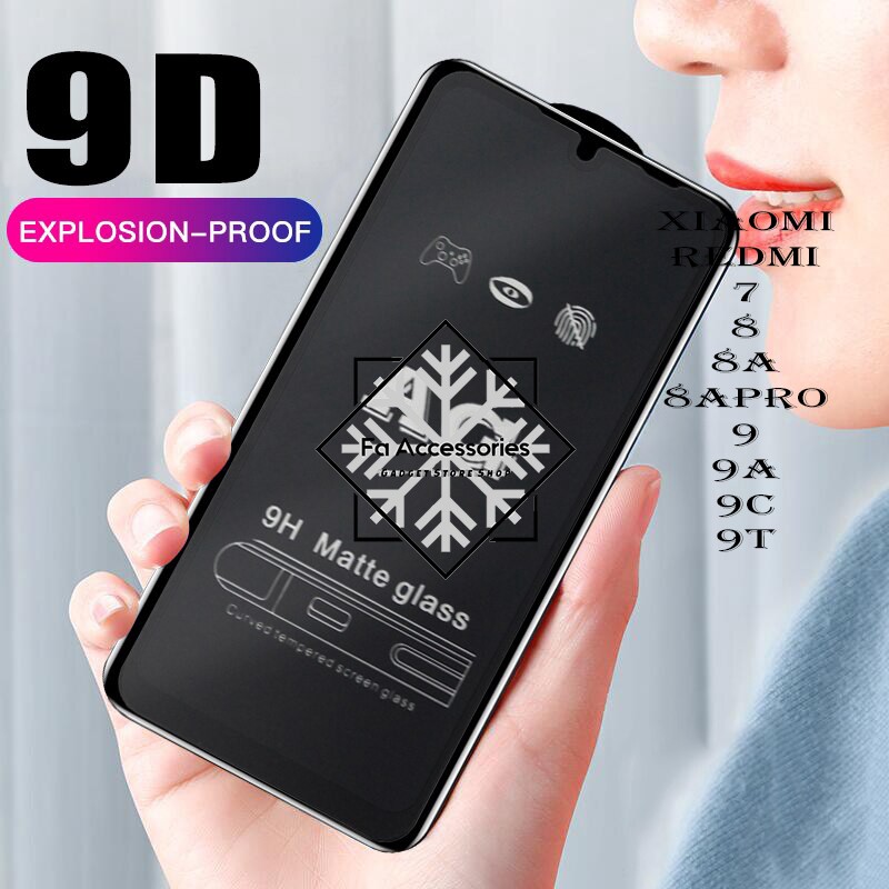 tempered matte glass xiaomi redmi 7 8 8a 8apro 9 9A 9C 9T T anti gores anti minyak PRO A