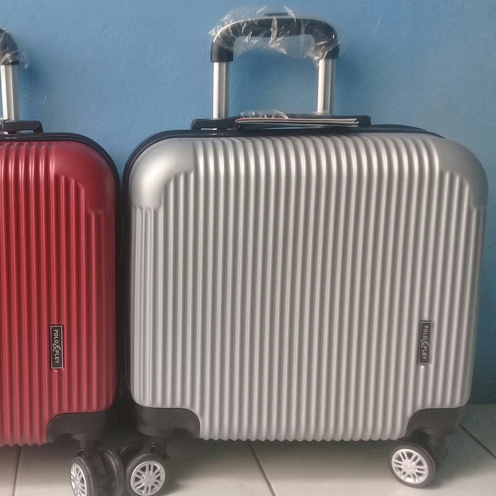 Koper - Tas Koper 16 Inch Polo Exply Ukuran Kabin 16 Inch Fiber Travel Bag