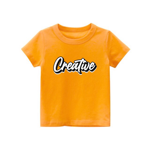 Kaos anak Creative kaos untuk anak umur 1-8 tahun