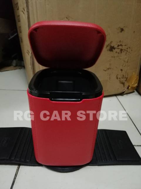 TEMPAT SAMPAH MOBIL WARNA~BAHAN KULIT