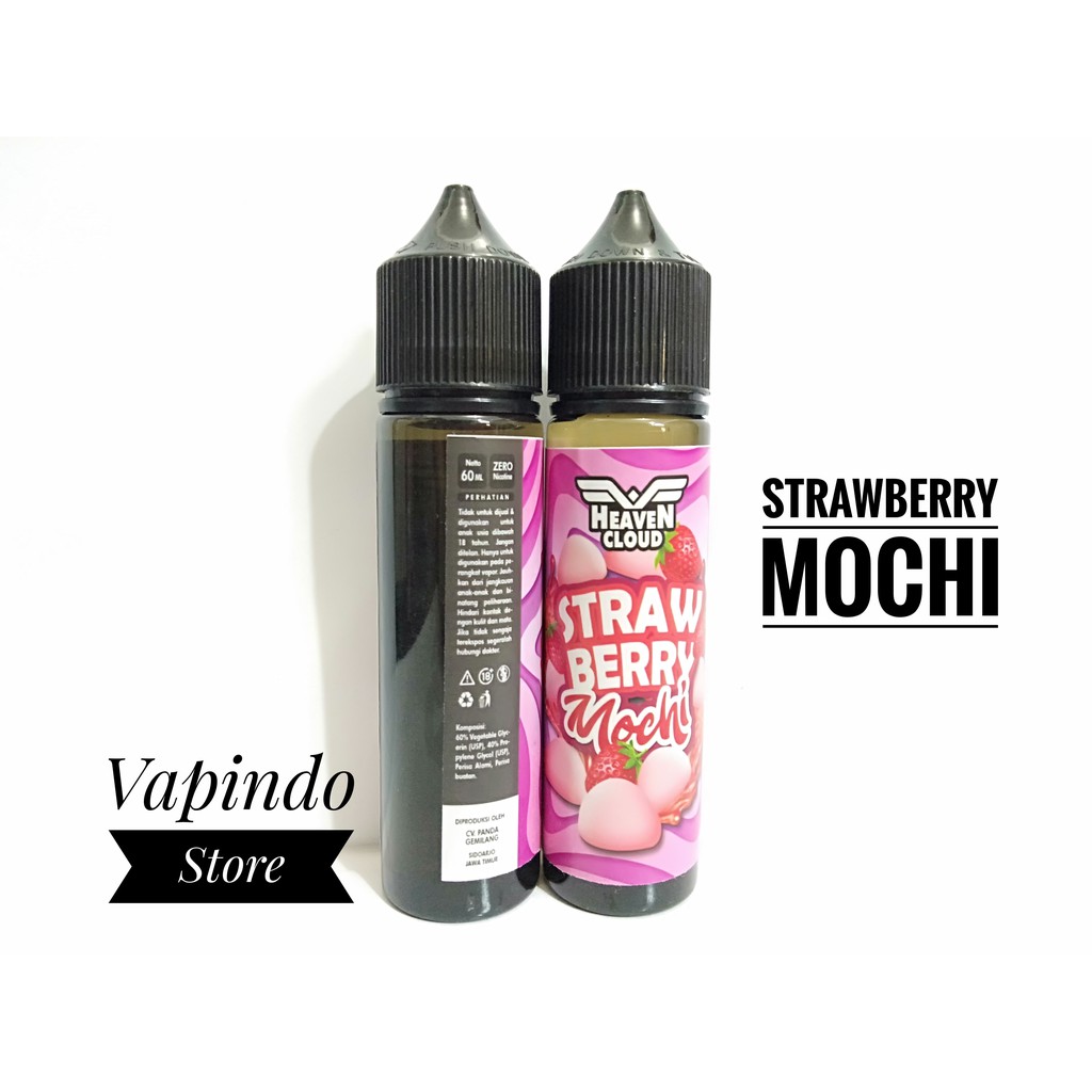 HEAVEN CLOUD STRAWBERRY MOCHI 60ML 0MG RED MONKEY E LIQUID VAPE VAPOR