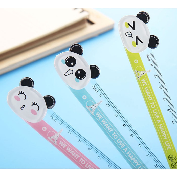 

Baru!! Penggaris Plastik Panda 15cm