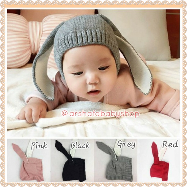 Topi Rajut Kelinci Topi Bayi Import