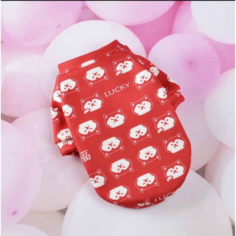 Baju Anjing MOTIF Tebal Hangat Pet Clothes Baju Kucing Tebal Sweater Anjing Tebal Dog Clothes FEZONE