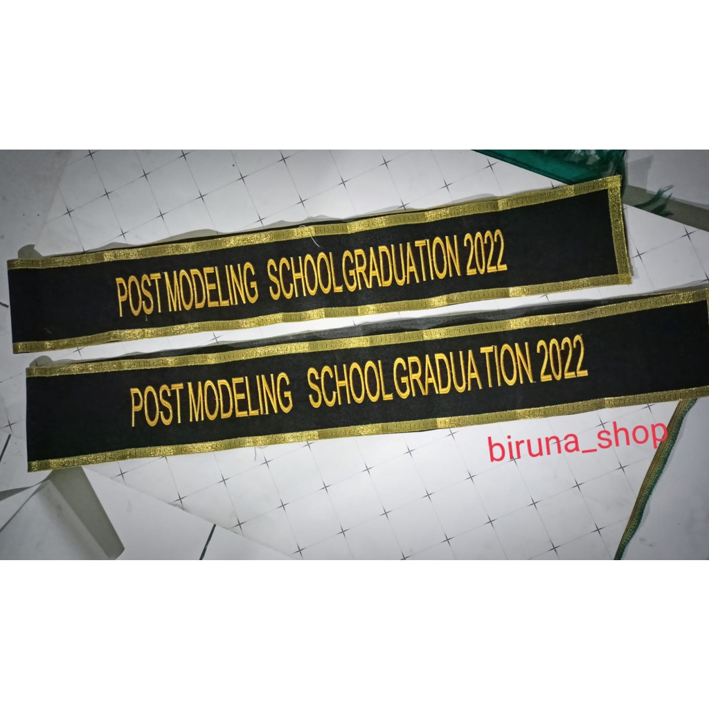(1 HARI KIRIM)Selempang Wisuda ANAK TK Bludru/ Selempang Wisuda Murah